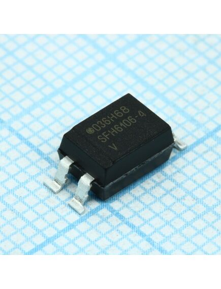 SFH6106-4T, оптоизолятор 5.3кв транзисторный выход 4smd, изображение 2