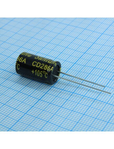 TS13D61H221MSB0B0R, конденсатор алюминиевый электролитический радиальный низкий импенданс 220мкф 50в ±20% 10*16 p:5мм 0.066ом 1020ма 2000ч 105°c