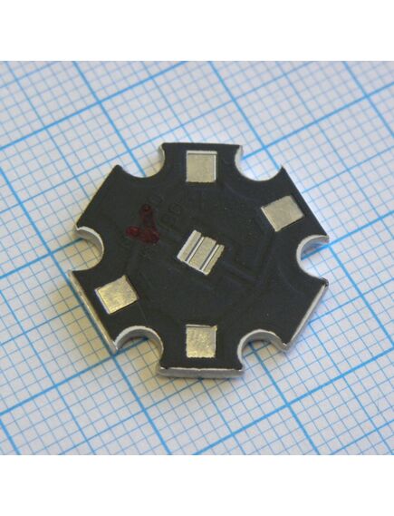 PN STAR-OSLON-1-BLACK DK, плата звездочкой черная для светодиодов osram серии oslon