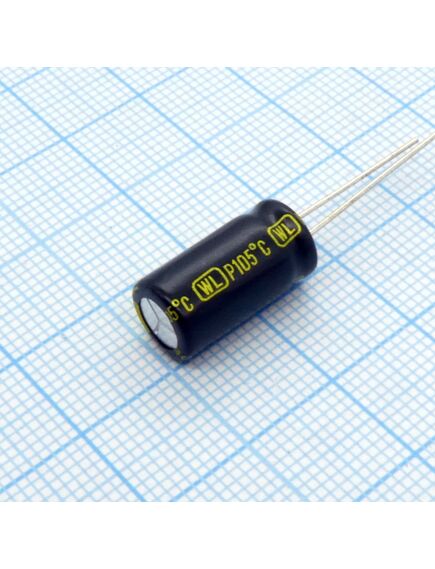 WL-25-330 / 8*16 comp, конденсатор радиальный 330мкф 25в 8*16 -55°+105°