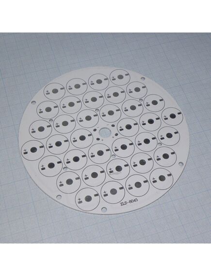 BD-PCB-140-36TE, плата круглая 140x2мм под 36шт osram dragon/dragonplus