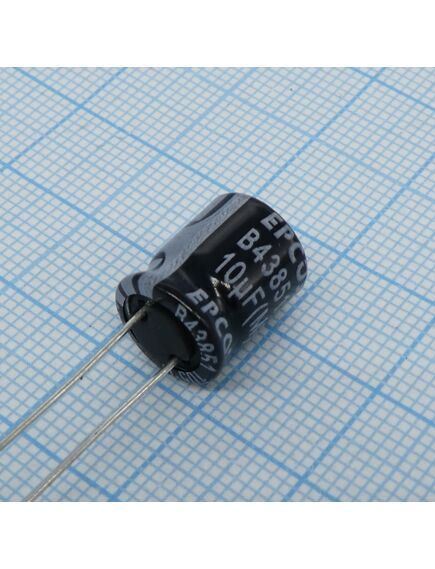 B43851K2106M, конденсатор радиальный 10мкф 250в 10*12.5 +105°с