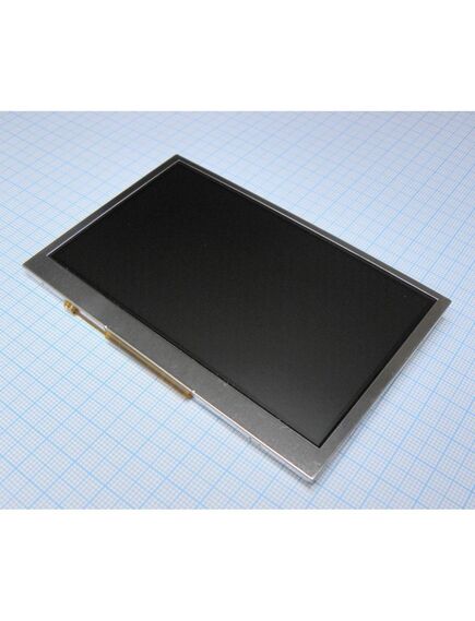 WF43CTIBEDAN0#, tft 4.3", 480xrgbx272, 8-битный паралл. интерфейс, яркость 400cd/m2, контрастность 500:1, драйвер ssd1963, рабоч. напряжение 3,1...3,5 в, 6 o’clock, -20...+70с