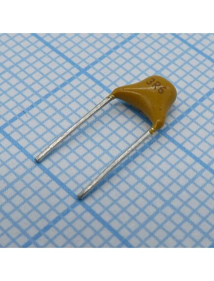TS170R1H3R6C8BNB0R, конденсатор керамический многослойный 3.6пф 50в npo ±0.25пф радиальный 5.08мм 125°c россыпь