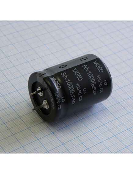 LG050M10K0BPF-3040, с защёлкиваемыми выводами 50v 10000uf ±20%, стандартные, 2000часов, -40...+105°с