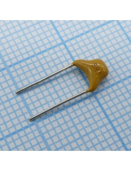 TS170R1H5R1C8BNB0R, конденсатор керамический многослойный 5.1пф 50в npo ±0.25пф радиальный 5.08мм 125°c россыпь
