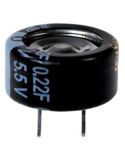 EECF5R5U224, ионистор 0,22f 5.5v 85°c 5mm 13x7.5
