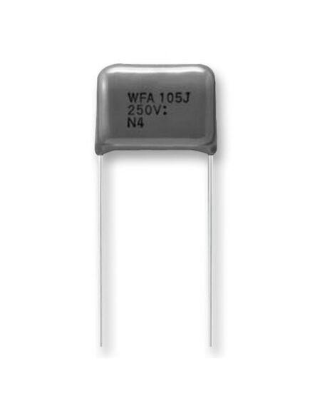ECQE6472KF, конденсатор металлоплёночный полиэтилентерефталатный 4700пф 630в ±10% (12х4.5х10мм) шаг выводов 10мм 105°с россыпь