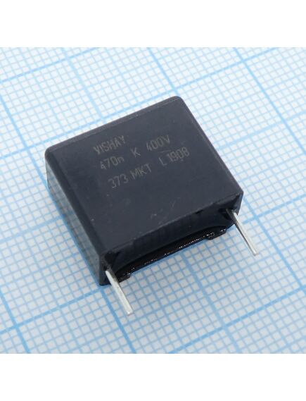 BFC237353474, пленочный конденсатор 0,47мкф 400vdc/220vac ±10% 17,5х8,5х15мм 105°c