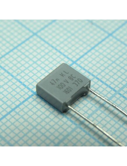 BFC237085473, пленочный конденсатор 0,047мкф 100vdc/63vac ±10% 7,2х2,5х6,5мм 105°c