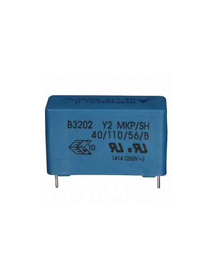 B32024A3224M, 0.22мкф ±20% 300в e:27.5mm (11x19x31.5mm) max 110°c / y2 class / mkp / bulk помехоподавляющий кондесатор