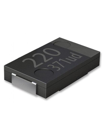 EEFSX0J121E7, конденсатор алюминиевый полимерный 120мкф 6.3в ±20% (7.3 x 4.3 x 1.9мм) для поверхностного монтажа 0.007ом 7000ма 2000час 105°с лента на катушке
