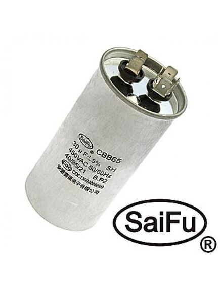 CBB65 30UF 450V (SAIFU), пусковой конденсатор saifu cbb65, 130 мкф, 450 в