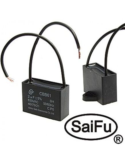 CBB61 2UF 630V (SAIFU), конденсатор запуска электродвигателя