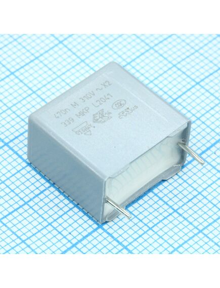BFC233920474, пленочный конденсатор x2 0,47мкф 310vac ±20% 17,5х10х16,5мм 110°с, изображение 2