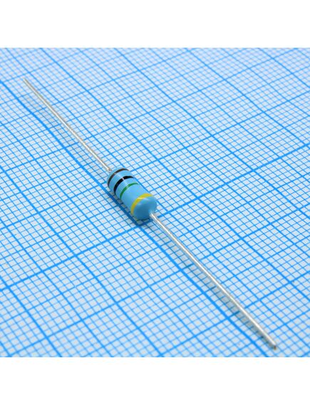 VR37000001004JR500, резистор металлопленочный 0.5вт 1мом ±5% с аксиальными выводами