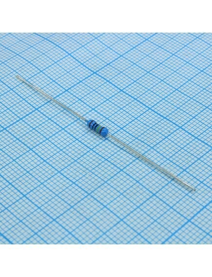 MFR025FTB-1MR, резистор металлопленочный 1mом ±1% 0.25вт(1/4вт) конформное покрытие аксиальный лента в коробке