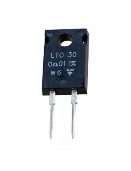 LTO030FR0100FTE3, мощный толстопленочный резистор, 0.01 ом, 30 вт, ± 1%, 250 в