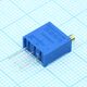 3296W-1-200LF, потенциометр многооборотный керметный 20ом 0.5вт pc pin