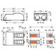 2060-452/998-404, smd terminal block 4mm 160v 2-pole lever, изображение 2