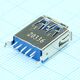 484080003, разъем usb, тип a, usb 3.0, розетка, 9 выводов, угловая, dip монтаж
