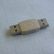 USB ADAPTER AM/AM, переходник с вилки usb тип a на вилку usb тип a, изображение 2
