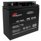 PE1218, аккумулятор свинцово-кислотный 12v 18ah, размер 181х77х167мм, болт+гайка 5мм, срок службы 6 лет, изображение 2