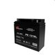 PE1218L, аккумулятор свинцово-кислотный 12v 18ah, размер 181х77х167мм, болт+гайка 5мм, срок службы 10 лет, изображение 3