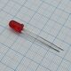 L-7113ID-12V, светодиод 5мм/красный/625нм/15-30мкд/30°/встроенный резистор/12в