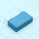 B32922C3104M, пленочный помехоподавляющий конденсатор x2, 0.1uf ±20%, 305vac, радиальные выводы с шагом 15mm, (18 x 5 x 10.5mm)